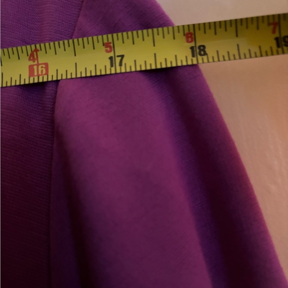Eloquii Sz 22 Purple Ponte Dress NWT from nonsmoking home - Picture 4 of 5